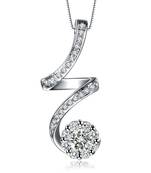 Sterling Silver Pendant Made With Cubic Zirconia