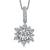 Sterling Silver Pendant Made With Cubic Zirconia
