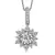 Sterling Silver Pendant Made With Cubic Zirconia