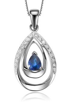 Sterling Silver Pendant Made With Cubic Zirconia