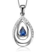 Sterling Silver Pendant Made With Cubic Zirconia