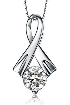 Sterling Silver Pendant Made With Cubic Zirconia