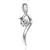 Sterling Silver Pendant Made With Cubic Zirconia