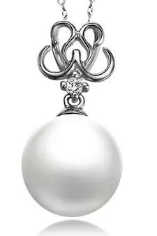 Sterling Silver Pendant Made With Cubic Zirconia