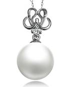 Sterling Silver Pendant Made With Cubic Zirconia