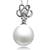 Sterling Silver Pendant Made With Cubic Zirconia