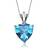 Sterling Silver Pendant Made With Cubic Zirconia