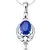 Sterling Silver Pendant Made With Cubic Zirconia
