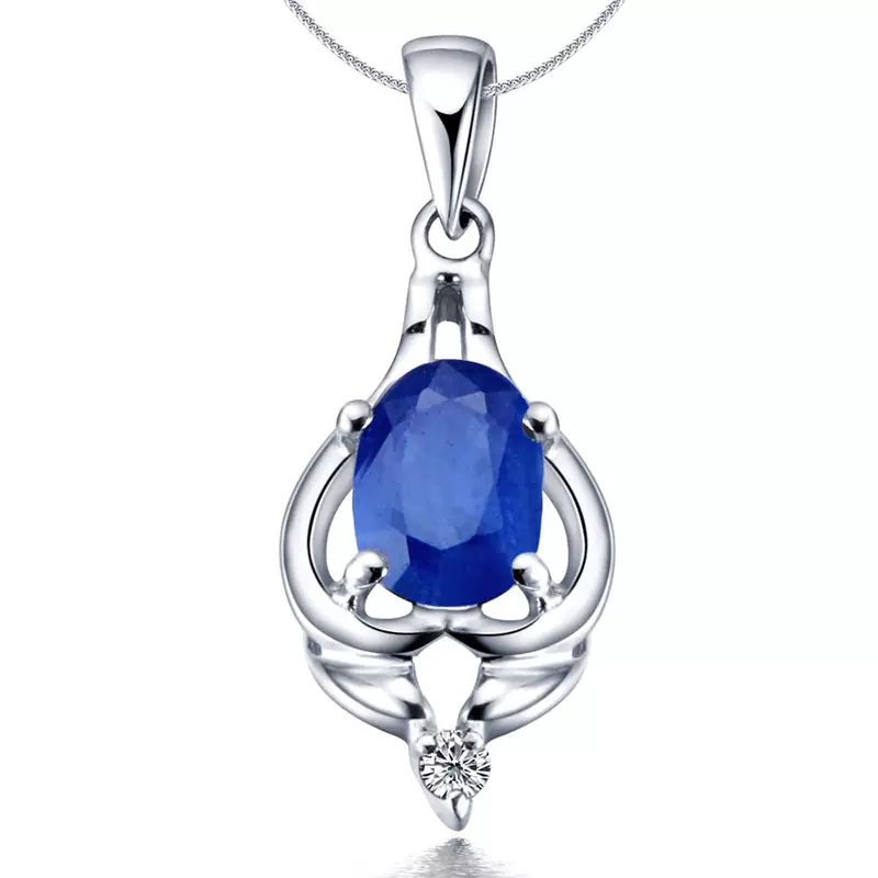 Sterling Silver Pendant Made With Cubic Zirconia