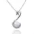 Sterling Silver Pendant Made With Cubic Zirconia