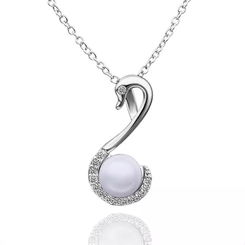 Sterling Silver Pendant Made With Cubic Zirconia