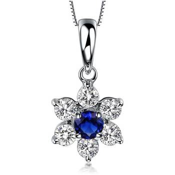 Sterling Silver Pendant Made With Cubic Zirconia 1