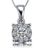 Sterling Silver Pendant Made With Cubic Zirconia
