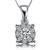 Sterling Silver Pendant Made With Cubic Zirconia
