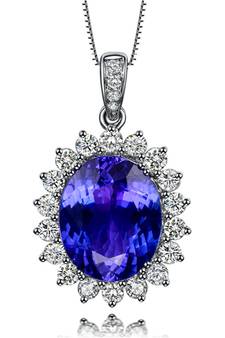 Sterling Silver Pendant Made With Cubic Zirconia