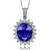 Sterling Silver Pendant Made With Cubic Zirconia