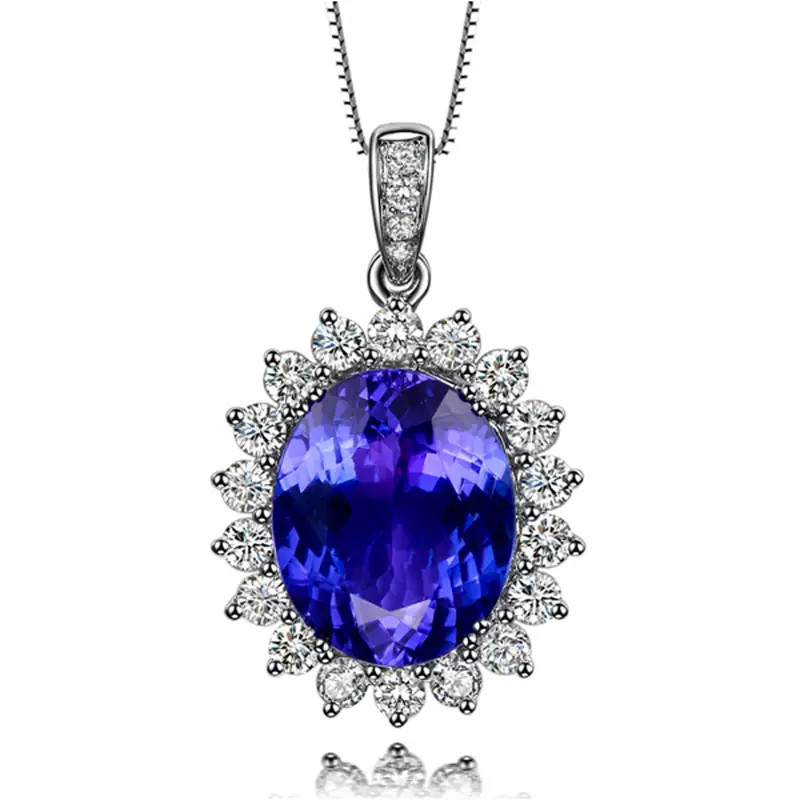 Sterling Silver Pendant Made With Cubic Zirconia