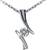 Sterling Silver Pendant Made With Cubic Zirconia
