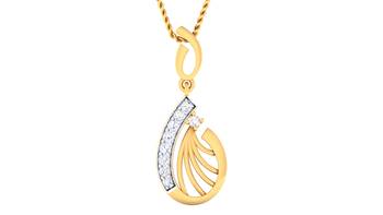 Sterling Silver Varsha Pendan 1