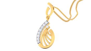 Sterling Silver Varsha Pendan 2