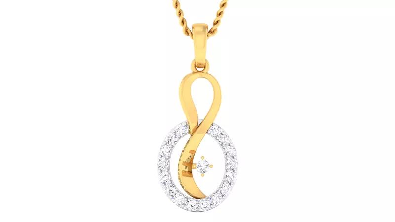 Sterling Silver Veena Pendan