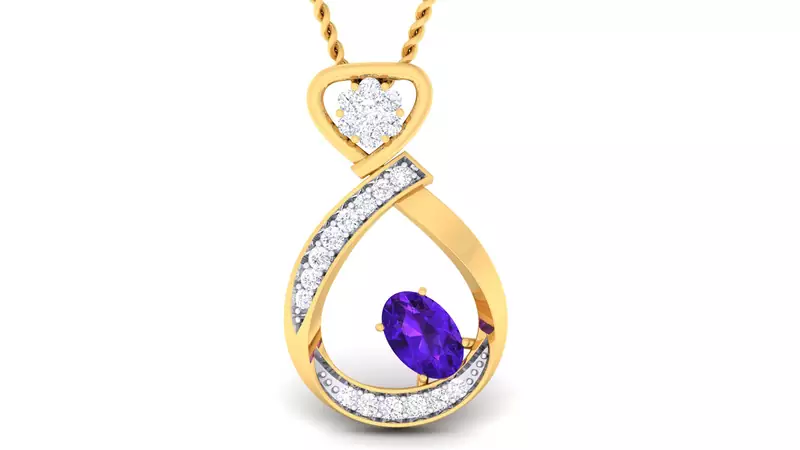 Sterling Silver Rajstan Pendan