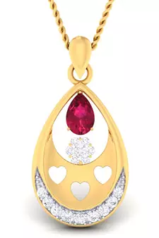 Sterling Silver Kashmiri Pendan