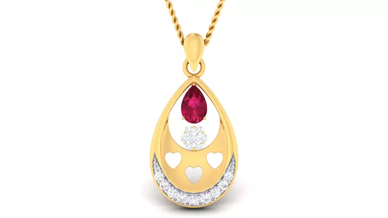 Sterling Silver Kashmiri Pendan