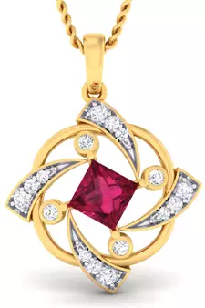 Sterling Silver Jammu Pendan