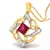 Sterling Silver Jammu Pendan