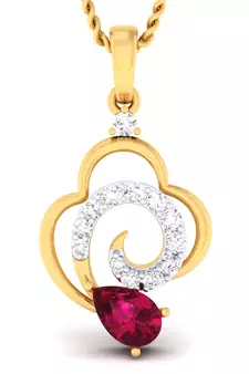 Sterling Silver Karnataka Pendan