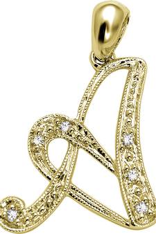 Sterling Silver Pendant Made With Cubic Zirconia