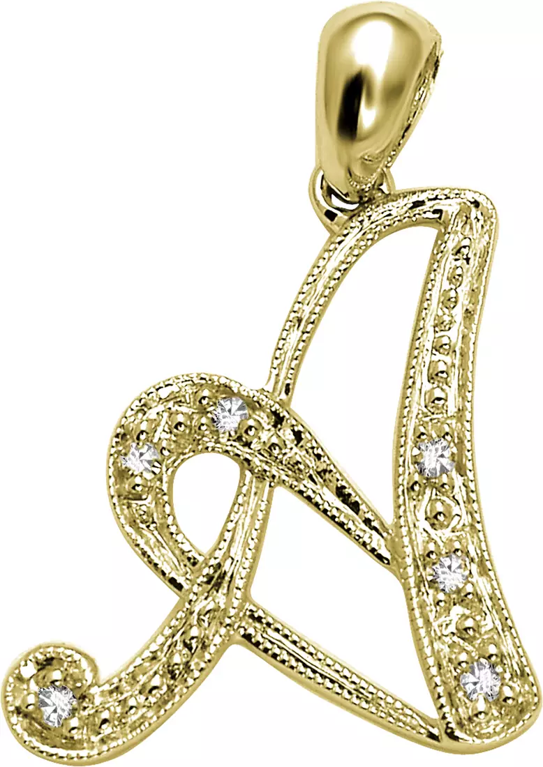 Sterling Silver Pendant Made With Cubic Zirconia