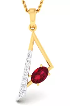 Sterling Silver Suvarna Pendan