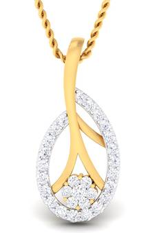 Sterling Silver Pranali Pendan