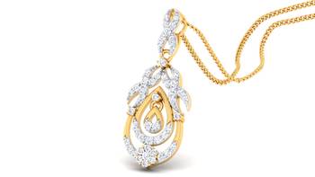 Sterling Silver Surekha Pendan 2