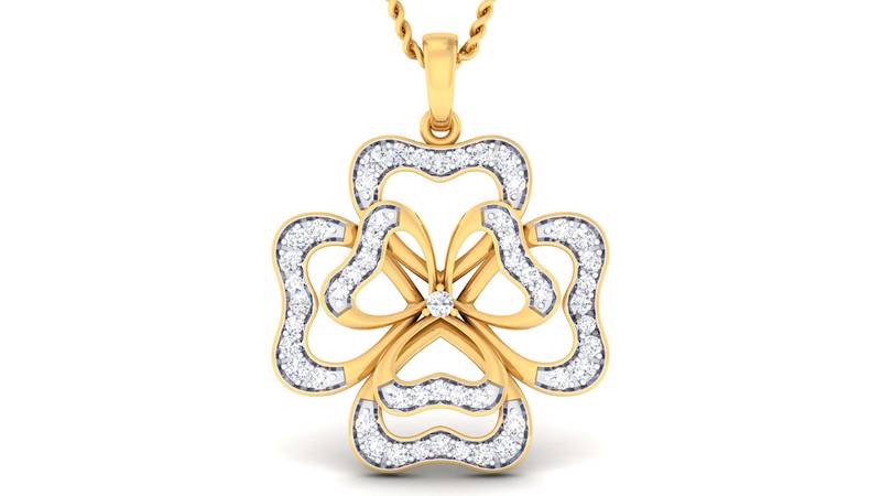 Sterling Silver Divya Pendan