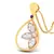 Sterling Silver Daya Pendan