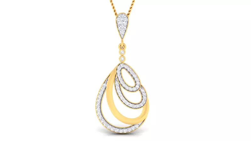 Sterling Silver Veena Pendan