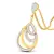 Sterling Silver Veena Pendan