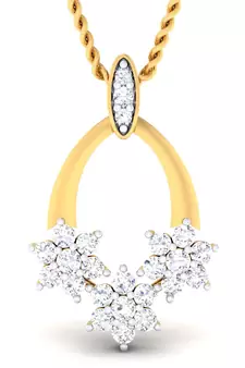 Sterling Silver Kashmiri Pendan