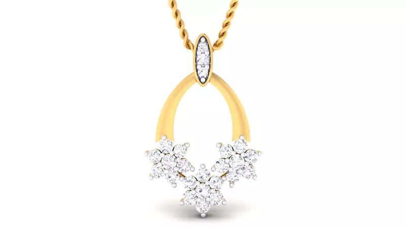 Sterling Silver Kashmiri Pendan