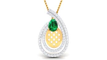 Sterling Silver Trupti  Pendan 1