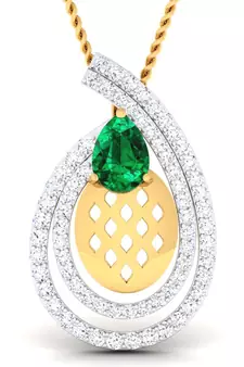 Sterling Silver Trupti  Pendan