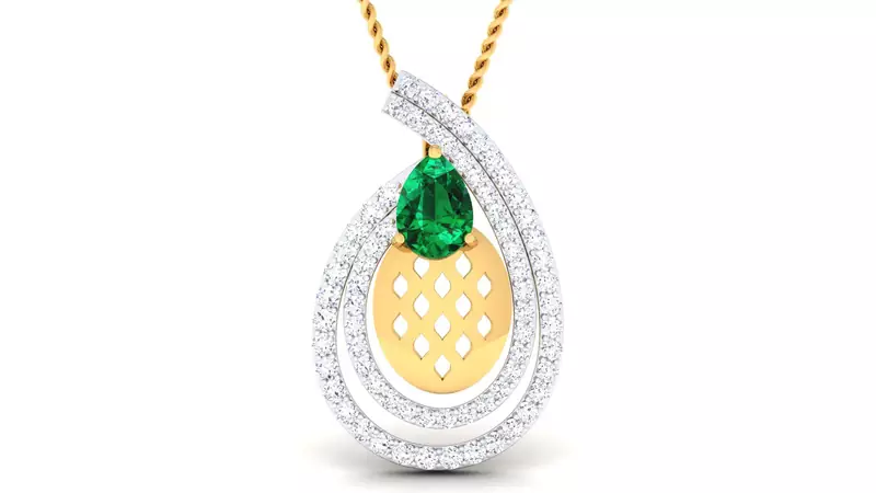 Sterling Silver Trupti  Pendan