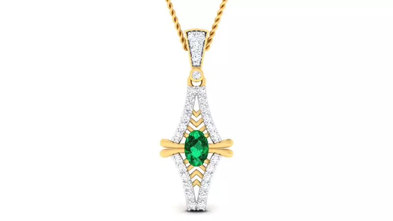 Sterling Silver Priya  Pendan