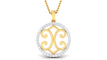 Sterling Silver Heena  Pendan 1