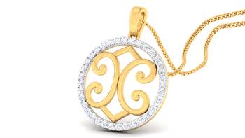 Sterling Silver Heena  Pendan 2