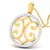 Sterling Silver Heena  Pendan