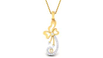 Sterling Silver Madhavi  Pendan 1